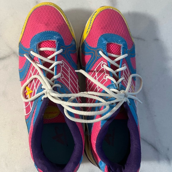 Athletech Retro Colorful Athletic Shoes Women's Size 7.5 Yellow Pink Blue - Picture 2 of 15